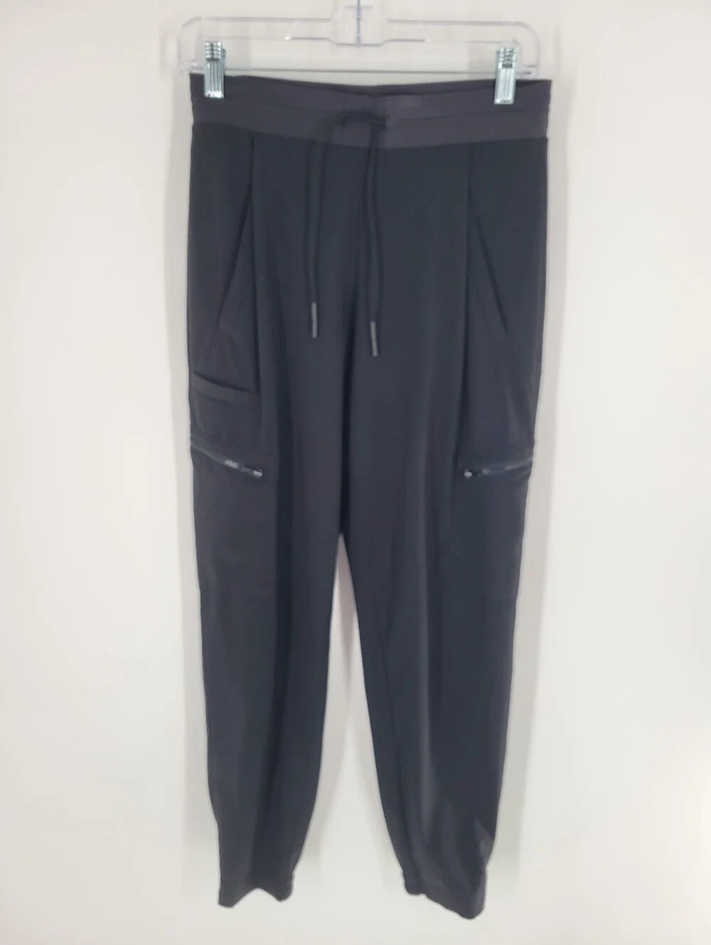 Athleta Black Men's Drawstring Joggers with Zip Pockets